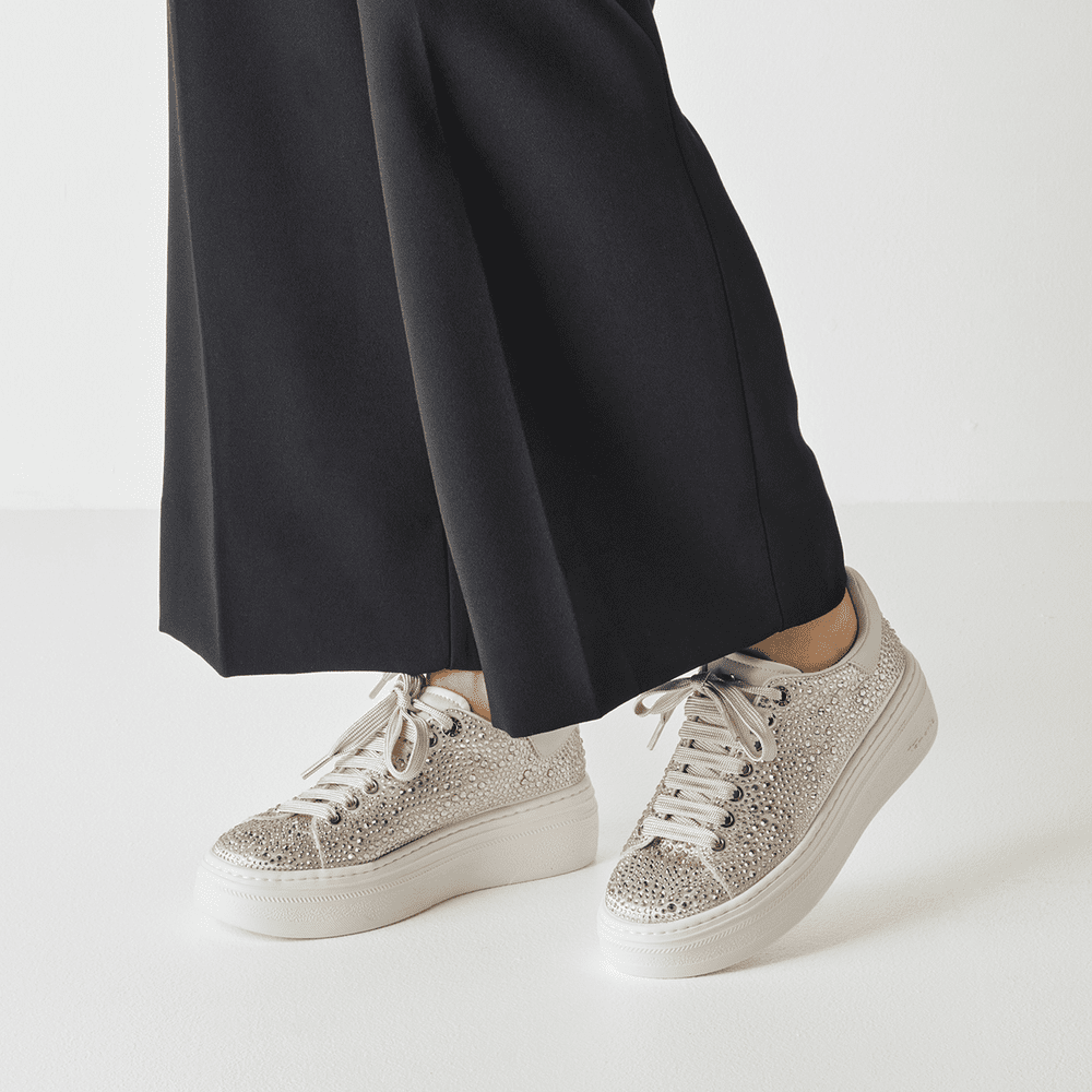 Tamaris Bejewelled Vegan Trainer