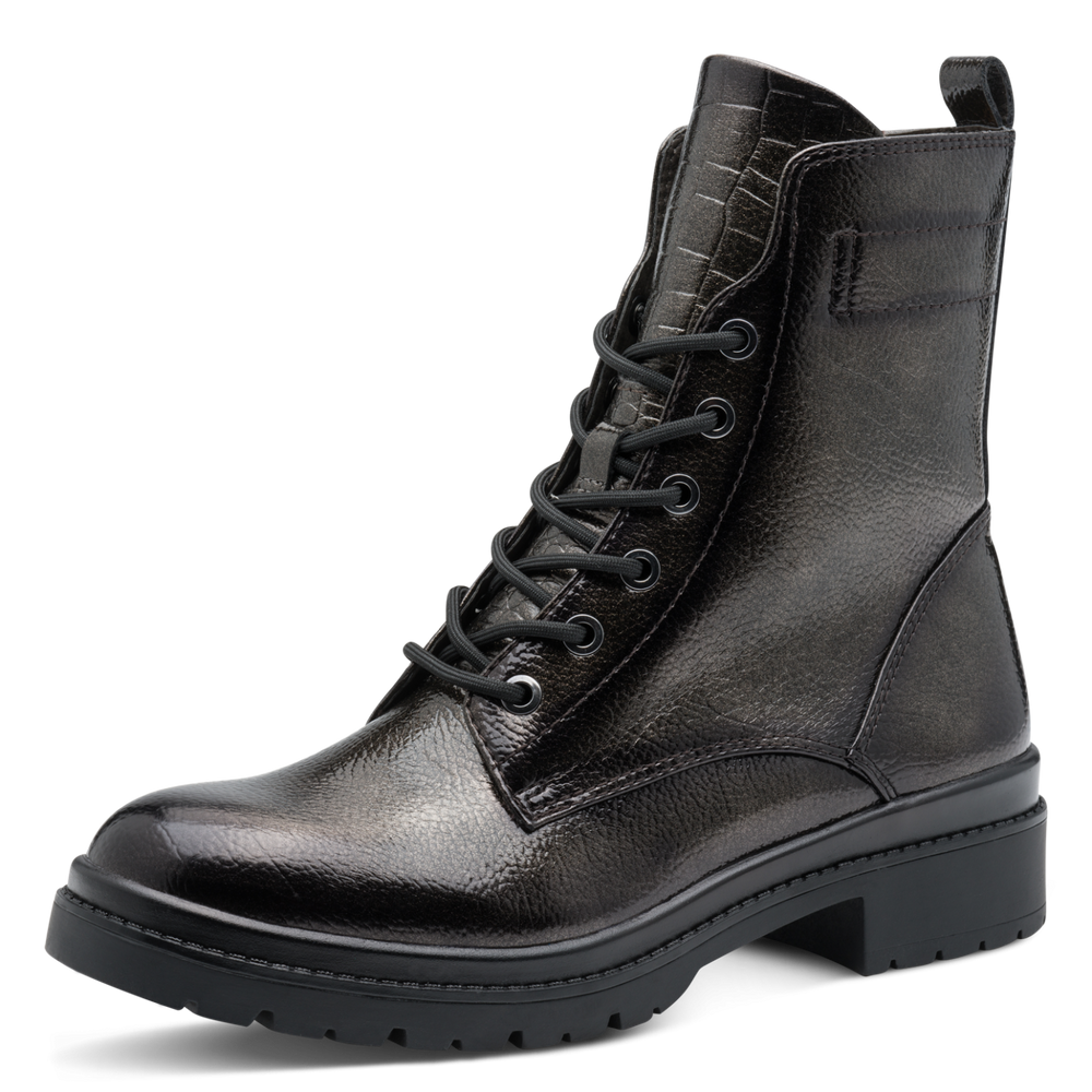 Tamaris Antracite Patent Boot