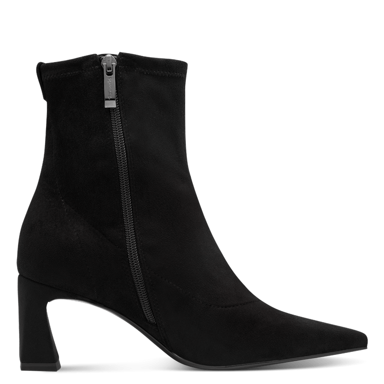 Tamaris Black Heeled Dress Boot