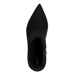 Tamaris Black Heeled Dress Boot