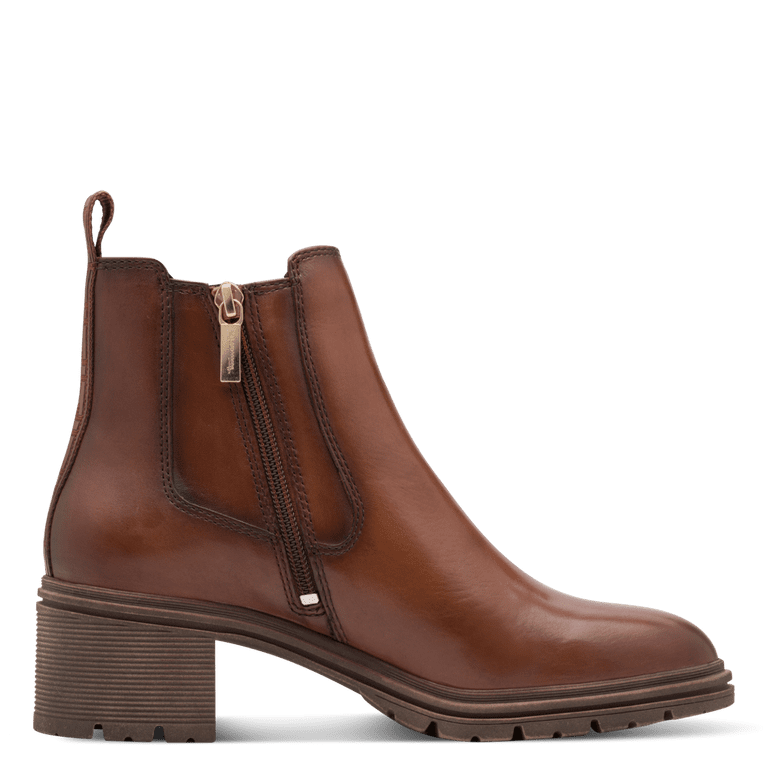 Tamaris Leather Cognac Boot