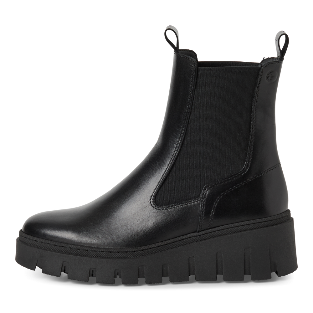 Tamaris Black Chelsea Boot