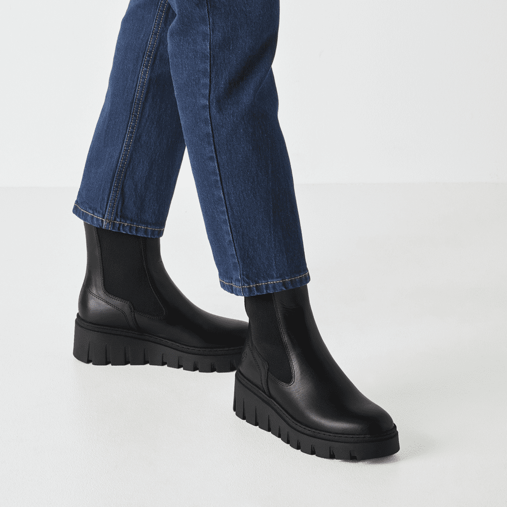 Tamaris Black Chelsea Boot