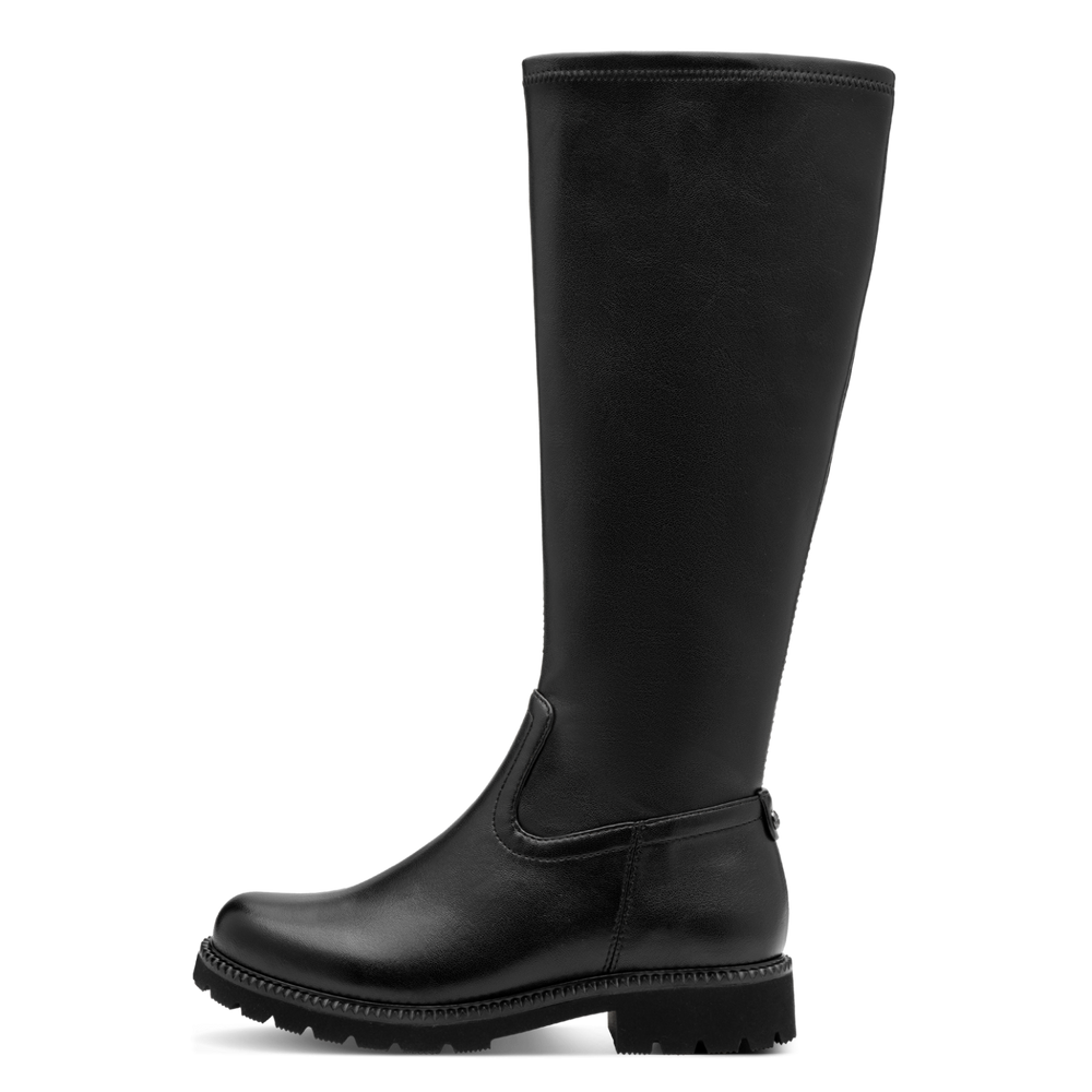 Tamaris Black Knee High Boots