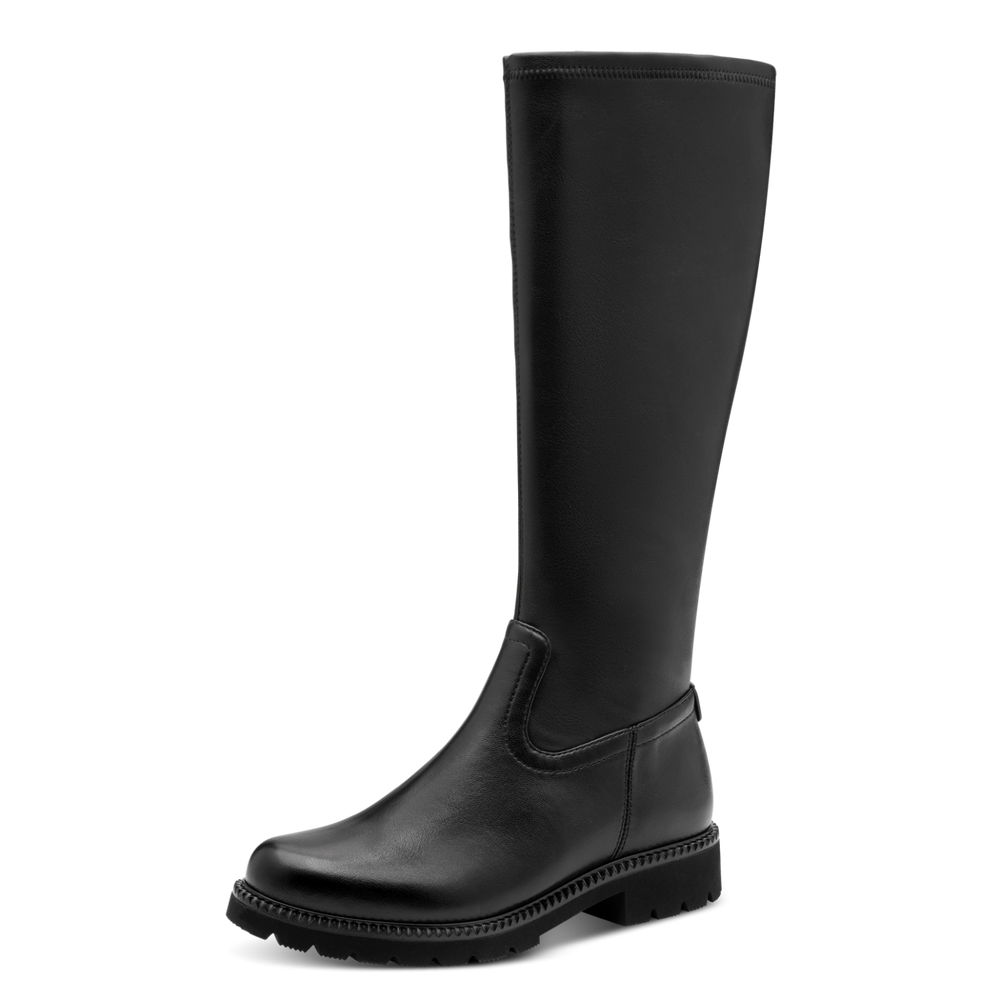 Tamaris Black Knee High Boots