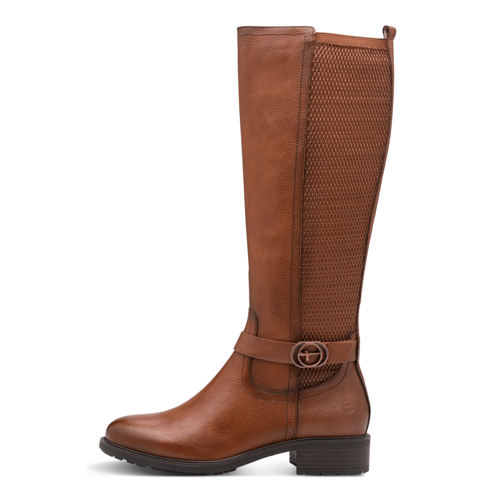 Tamaris Cognac Knee High Boot