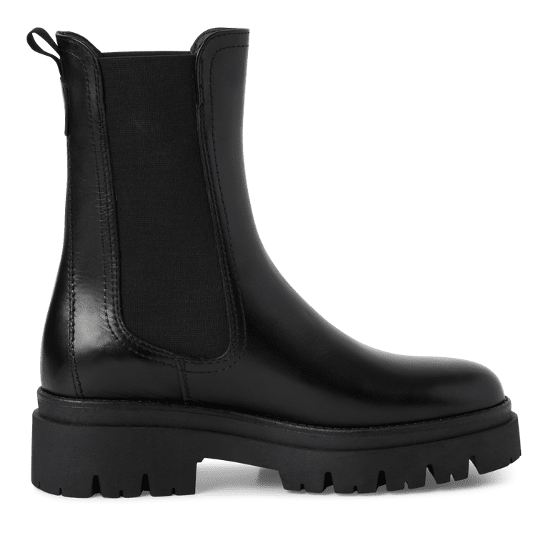 Tamaris Black Chelsea Boots
