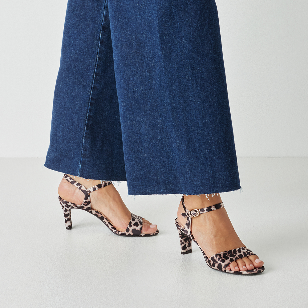 Tamaris Leopard Print Dress Sandal