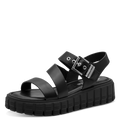 Tamaris Black Leather Sandal