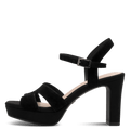 Tamaris Black Suede Dress Sandal