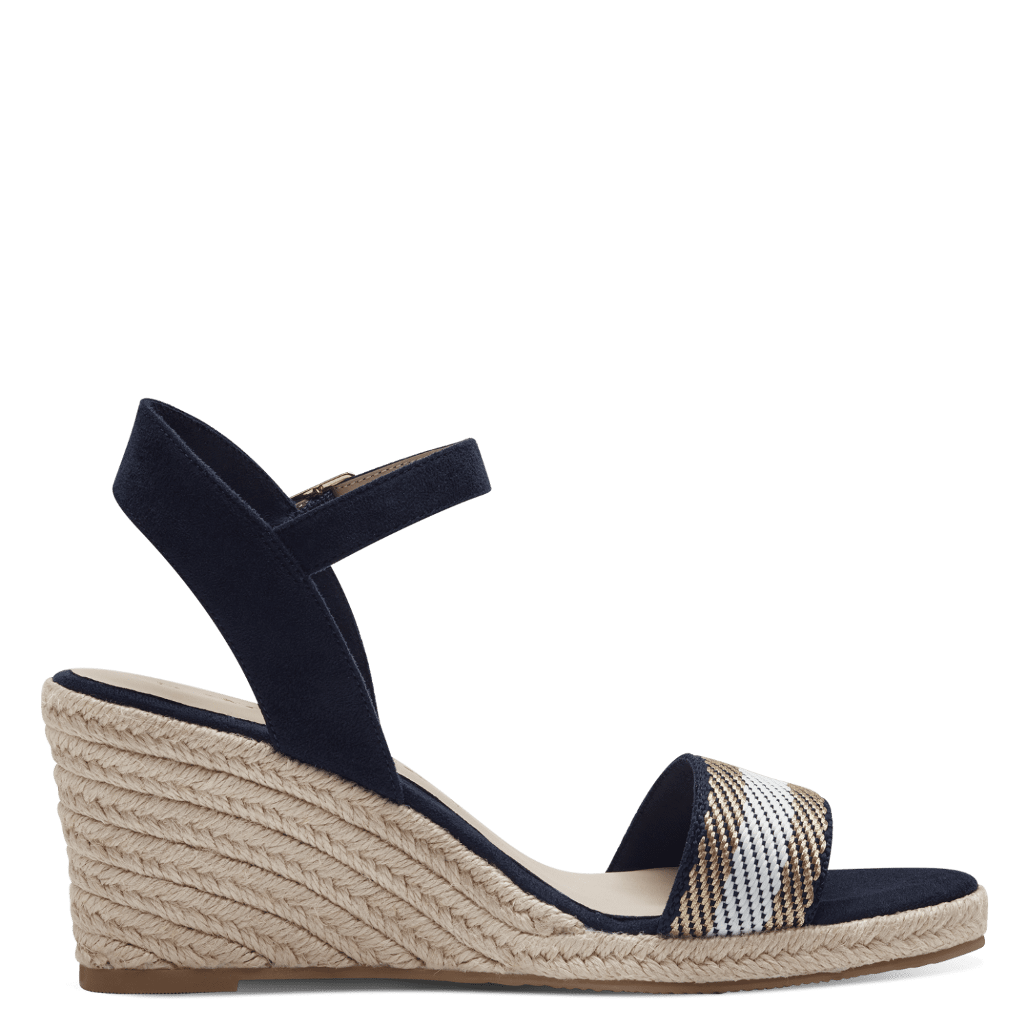 Tamaris Navy Wedge Sandal