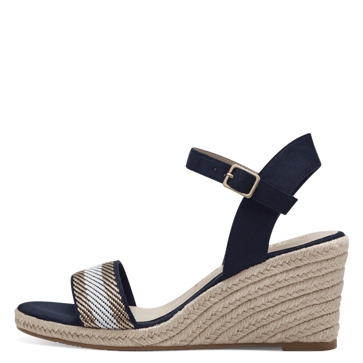 Tamaris Navy Wedge Sandal