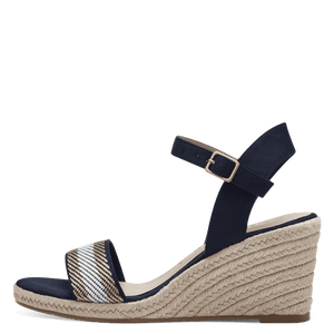 Tamaris Navy Wedge Sandal