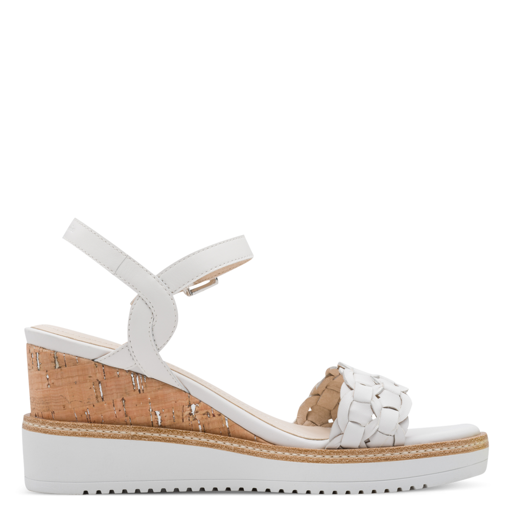 Tamaris Leather Wedge Sandal