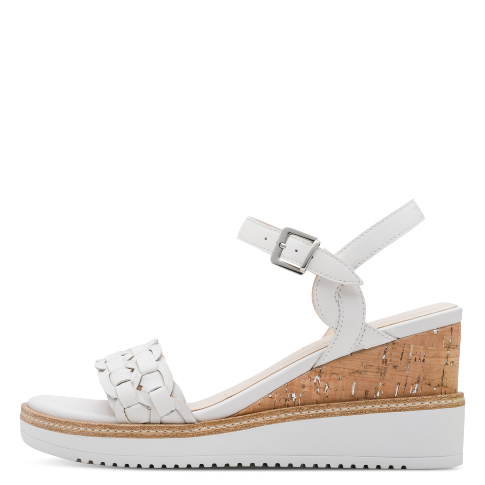 Tamaris Leather Wedge Sandal