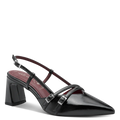 Tamaris Black Sling Back Heeled Shoe