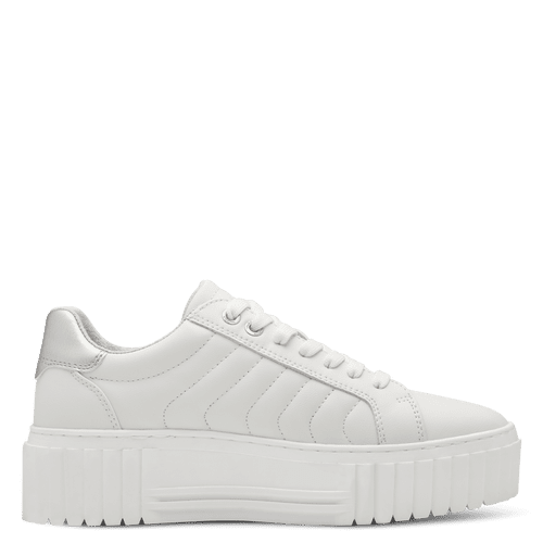 S OLIVER White Trainer Vegan