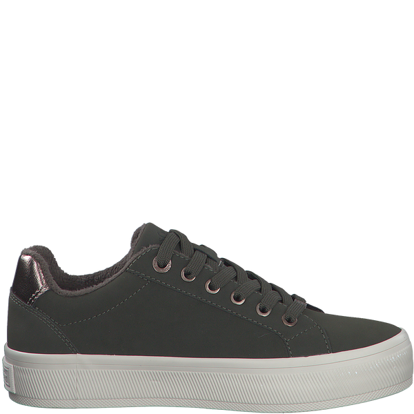 S Oliver Khaki Platform Trainer