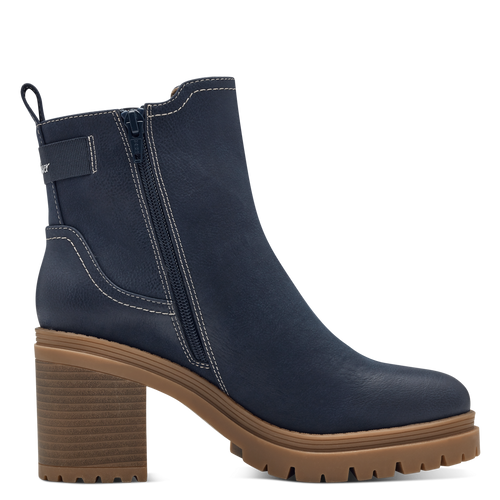 S OLIVER Navy Ankle Boot