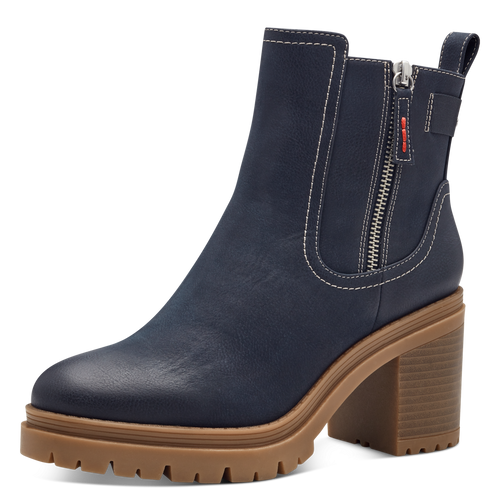 S OLIVER Navy Ankle Boot