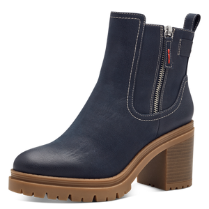 S OLIVER Navy Ankle Boot