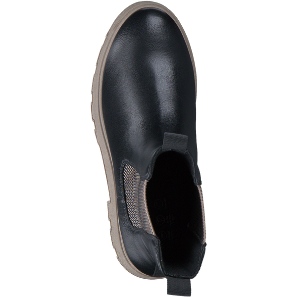 S Oliver Black Slip On Boot