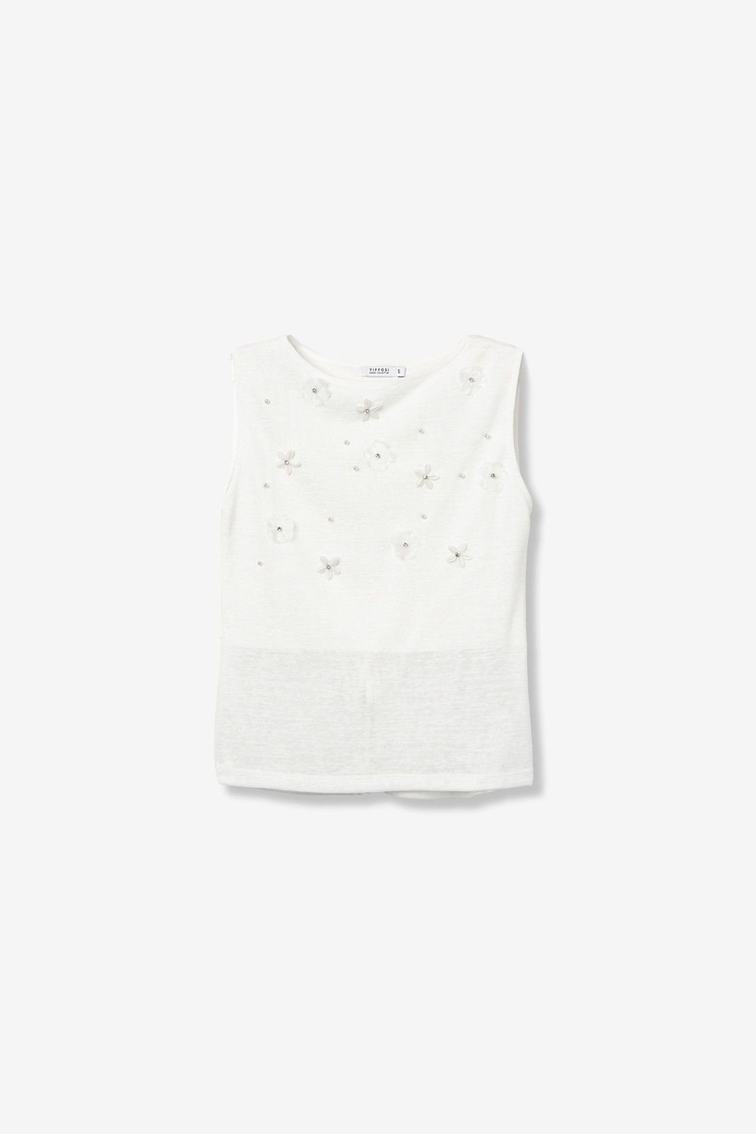 Tiffosi Adira White Top