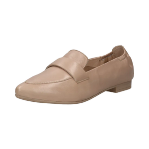 BAGATT Leather Nude Loafers