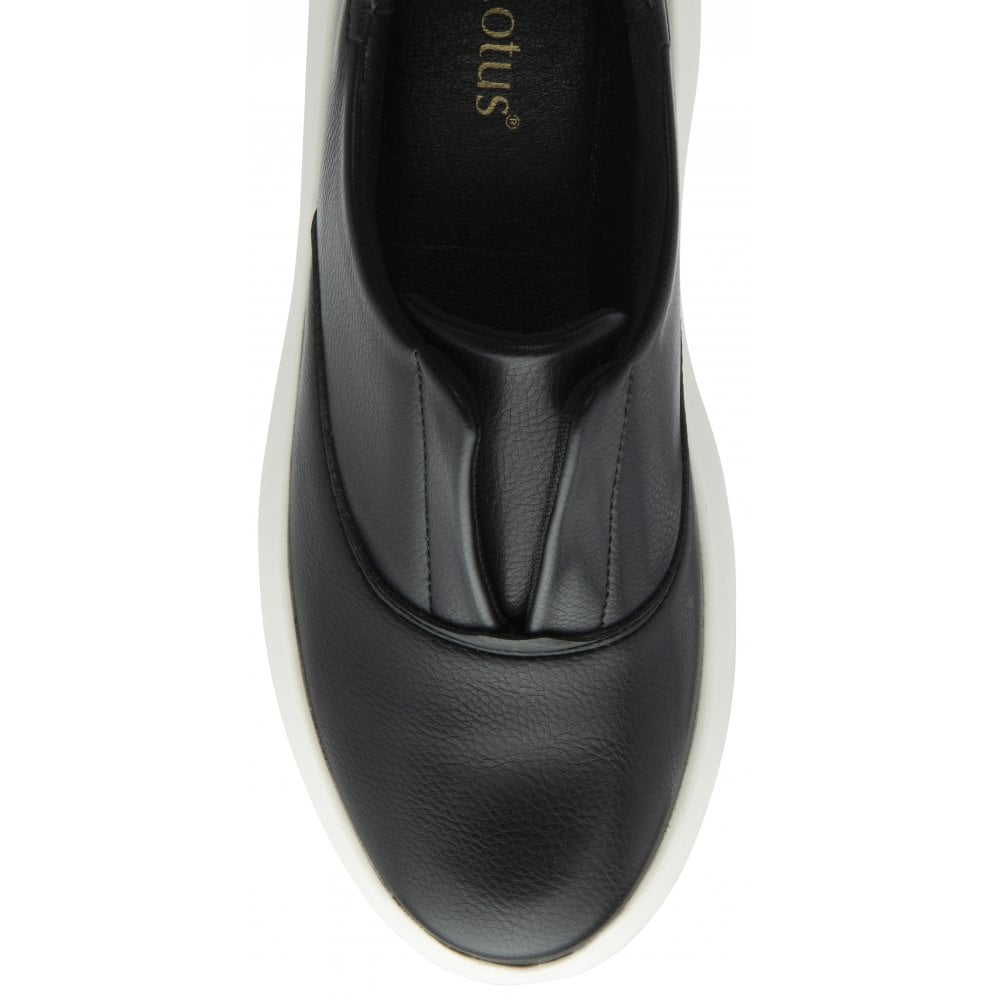 Lotus Lina Slip On Shoe Black