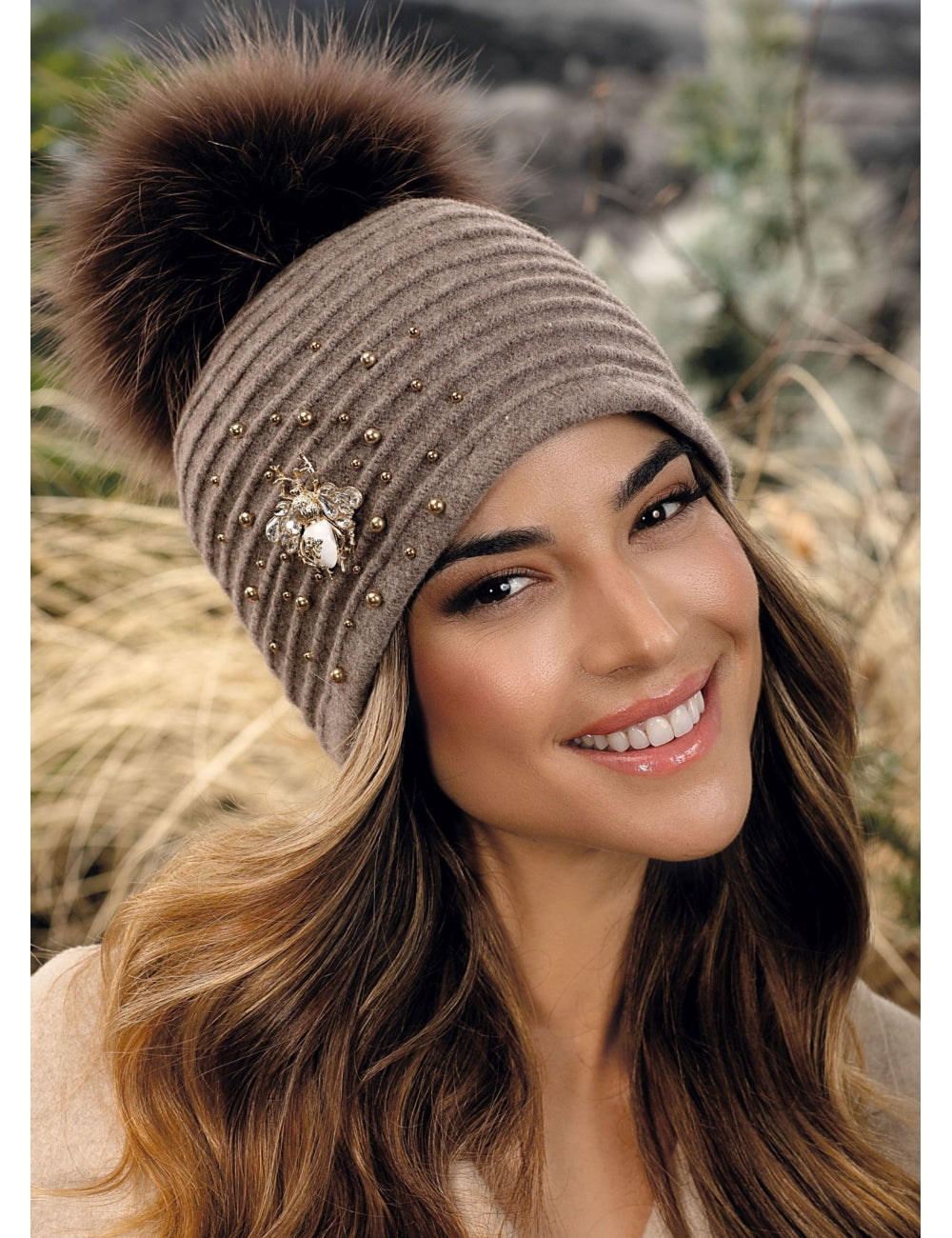 Willi Cariava Pom Pom Wool Hat