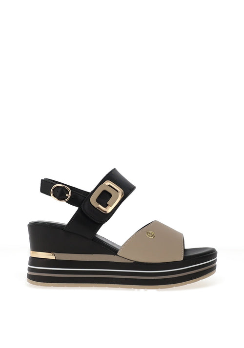 DONNA SERENA Platform Wedge Sandal