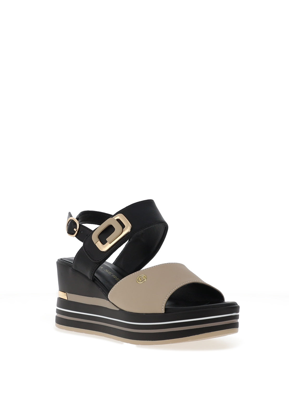 DONNA SERENA Platform Wedge Sandal