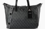 GUESS LATONA Carryon Large Tote in Coal
