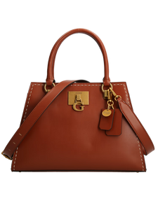 GUESS Stephi Top Handle Bag Whiskey