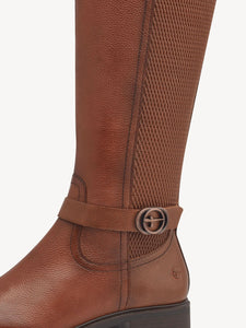 Tamaris Knee High Cognac Boot