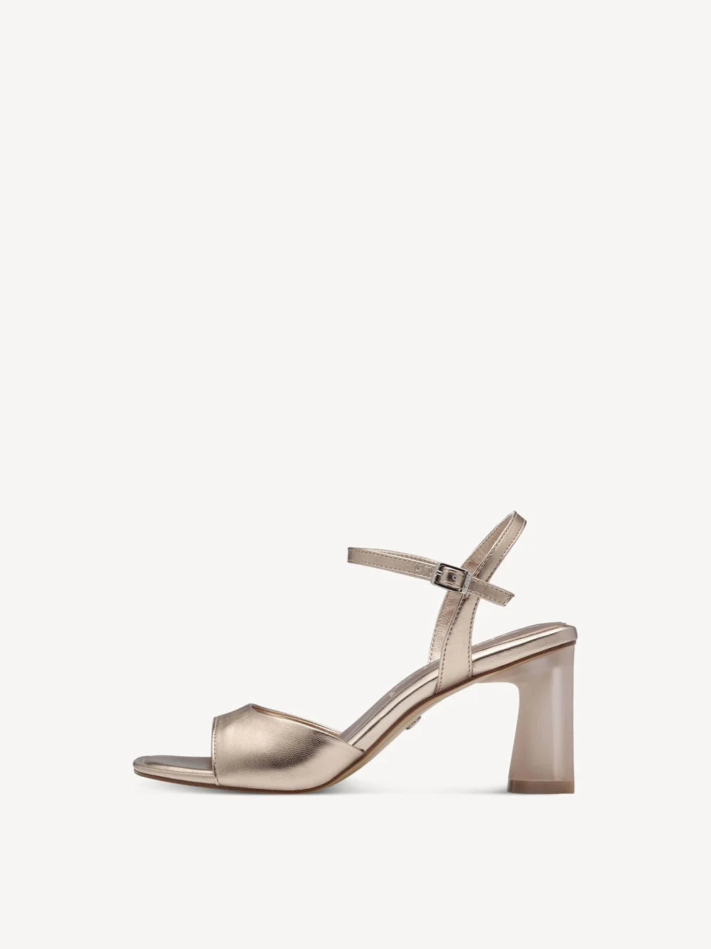 Tamaris Rose Gold Leather Sandal