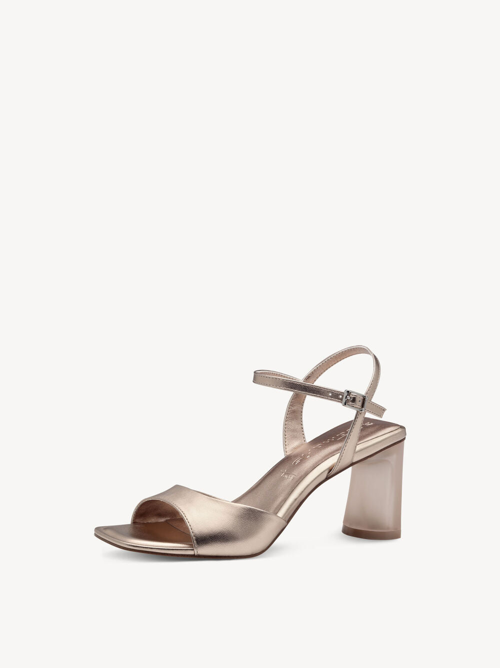 Tamaris Rose Gold Leather Sandal