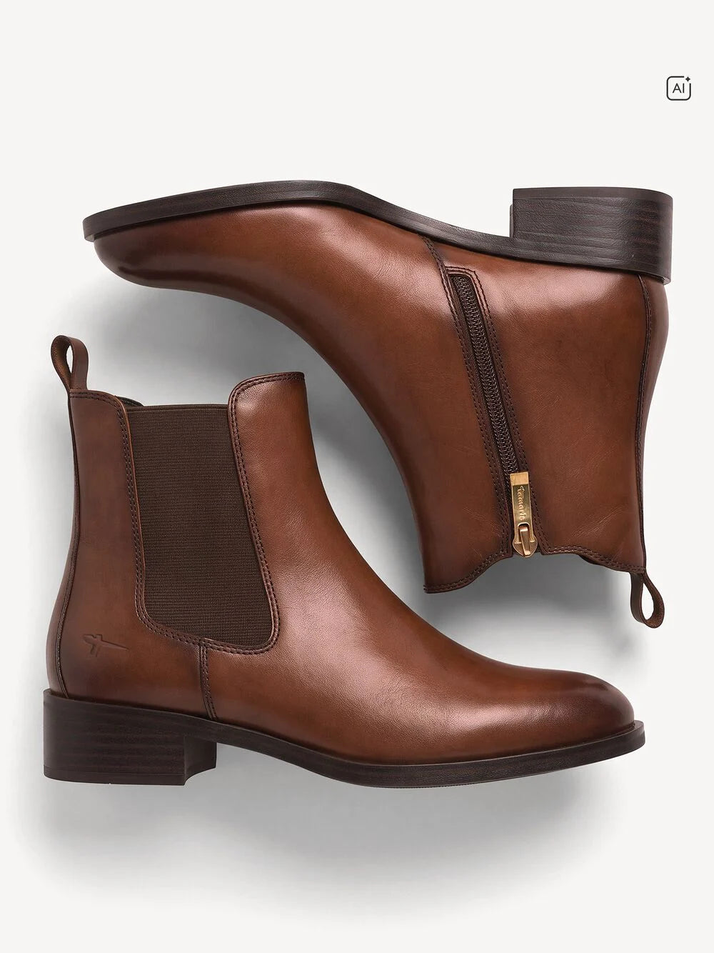Tamaris Leather Chelsea Boot