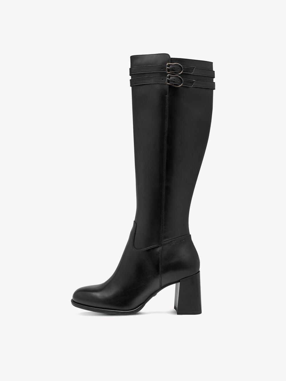 Tamaris Leather High Black Boot