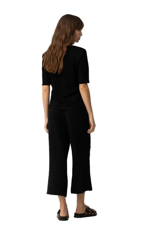 Tiffosi Francesca Black Crop Pants