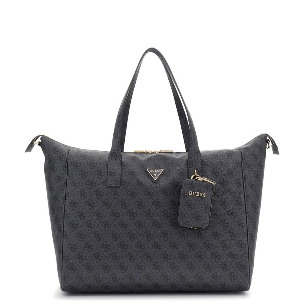 GUESS LATONA Carryon Large Tote in Coal