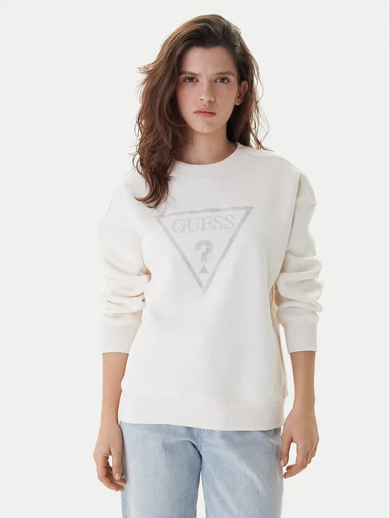 GUESS Triangle Studs Sweatshirt