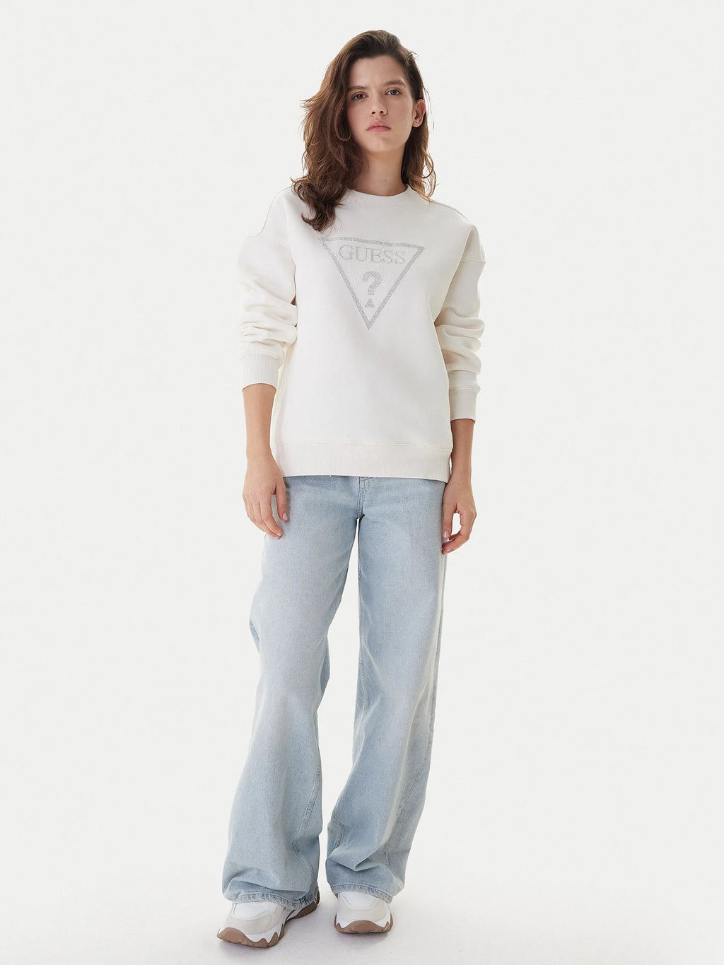 GUESS Triangle Studs Sweatshirt