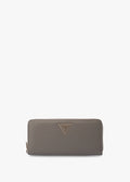GUESS LAUREL II Large Zip Around Wallet Taupe