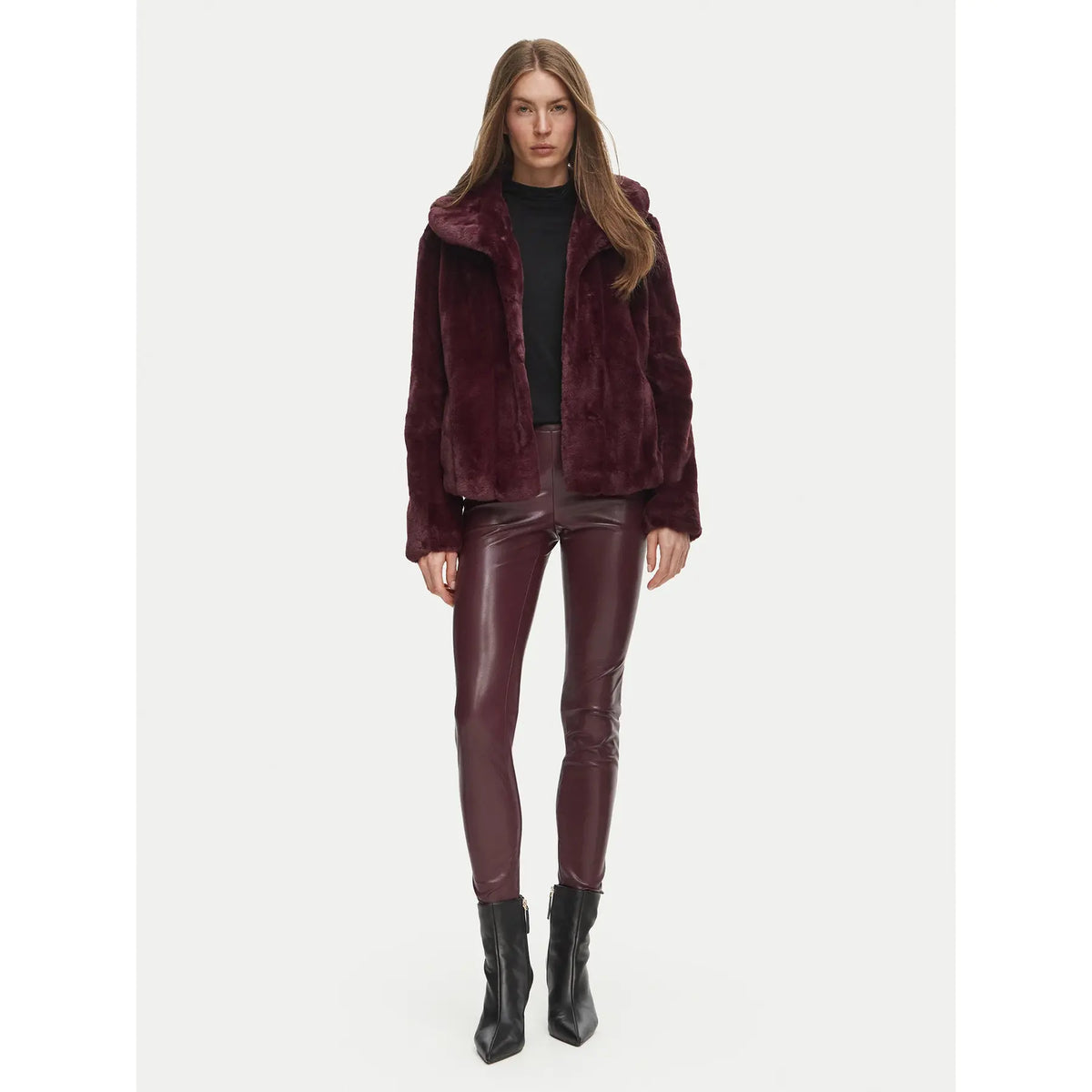 GUESS Sophy Burgundy Jacket