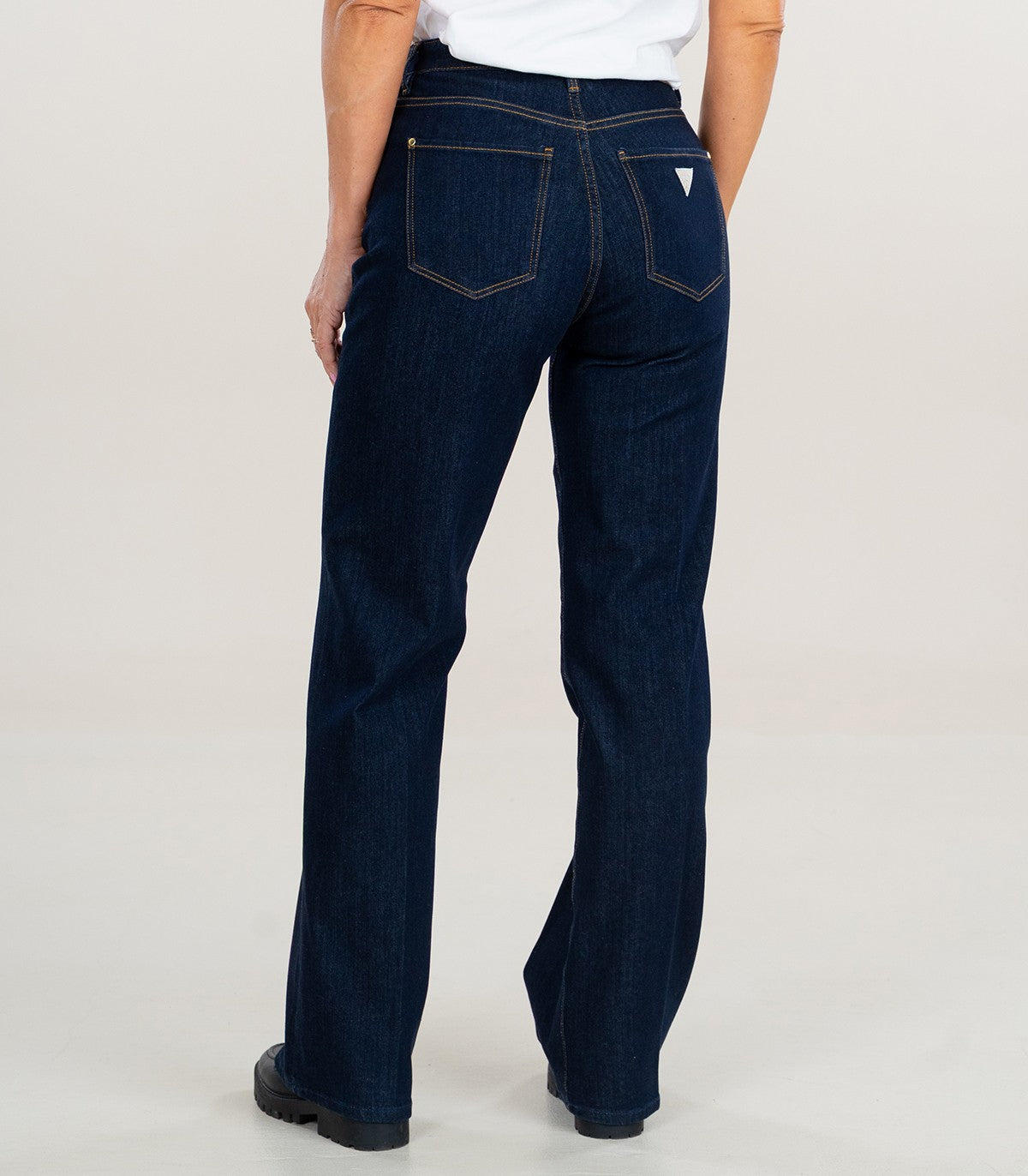 GUESS Dark Denim Wide Leg Jeans