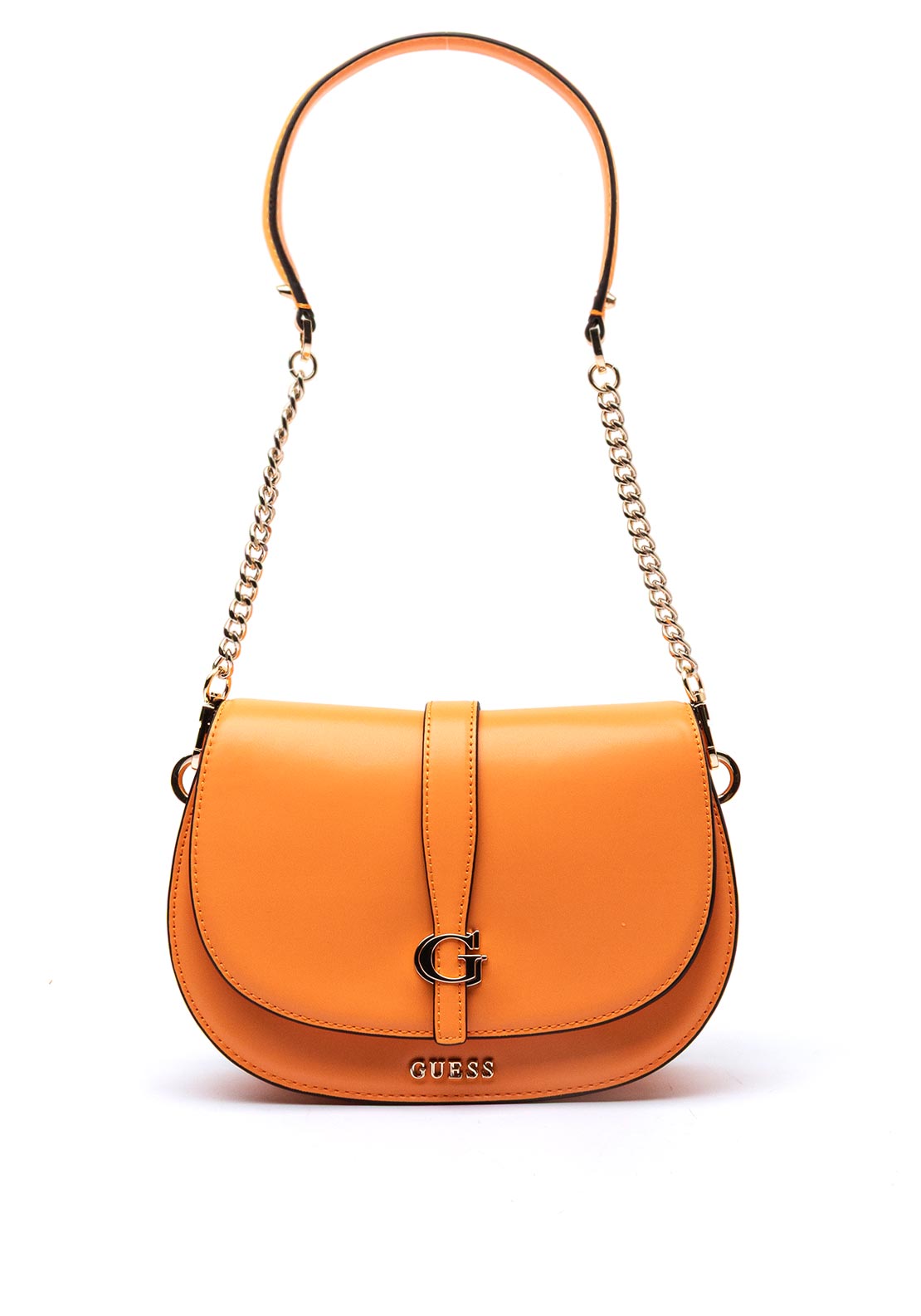 GUESS Carrie Flap Shoulder Bag Apricot