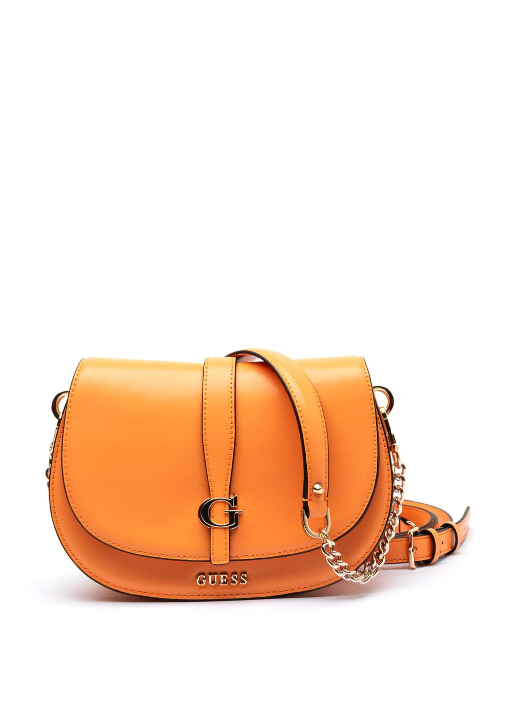 GUESS Carrie Flap Shoulder Bag Apricot