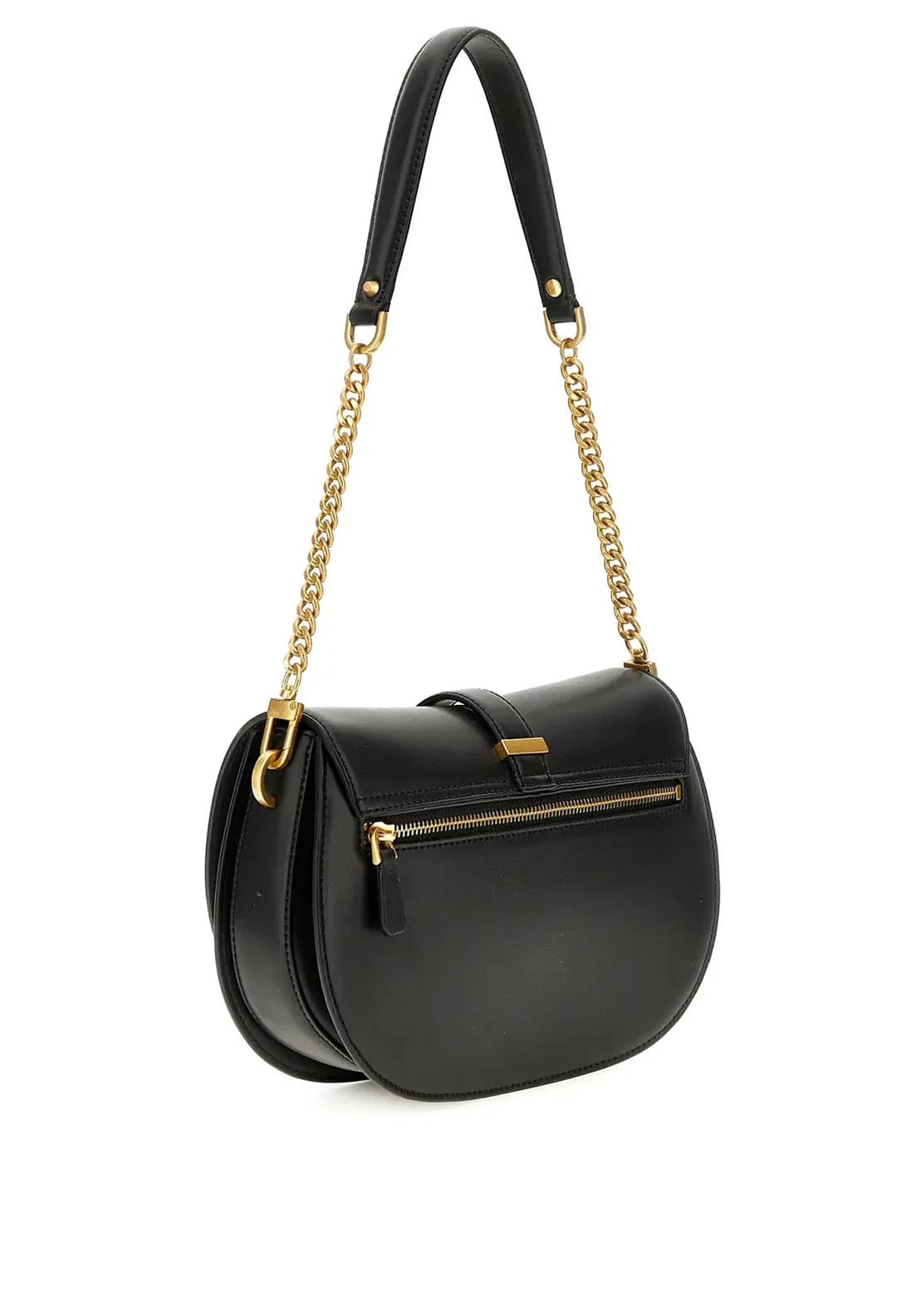 GUESS Kuba Flap Shoulder Bag Black