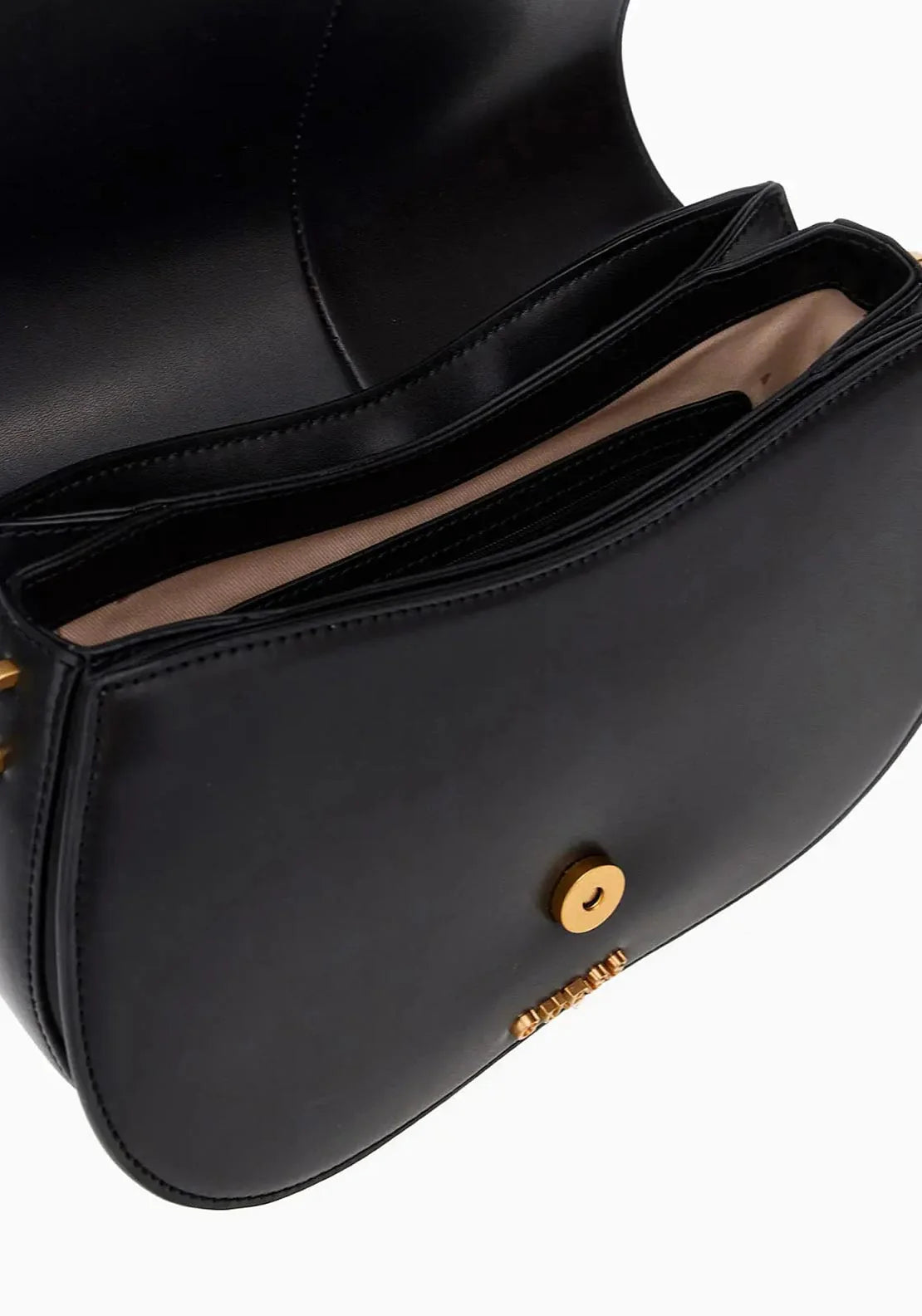 GUESS Kuba Flap Shoulder Bag Black